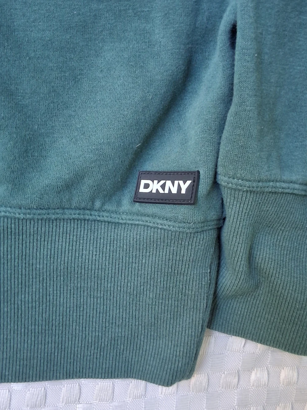 DKNY Women's Forest Green Crewneck Sweatshirt Size S